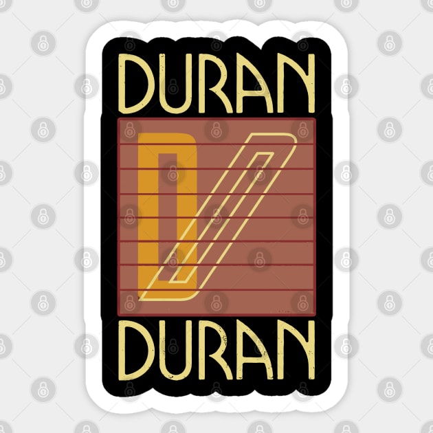 duran d Sticker by anto veteran